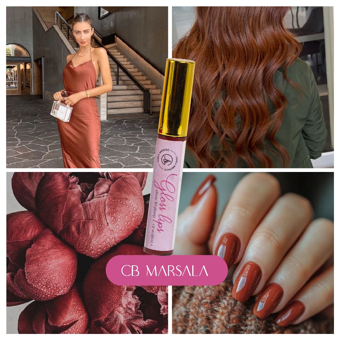 Gloss Hidratante Marsala